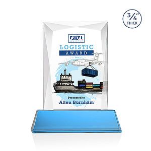 Messina VividPrint™ Award on Newhaven Base - Sky Blue