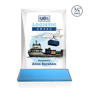 Messina VividPrint™ Award on Newhaven Base - Sky Blue