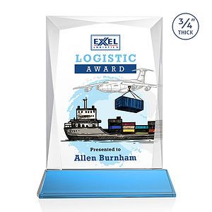 Messina VividPrint™ Award on Newhaven Base - Sky Blue