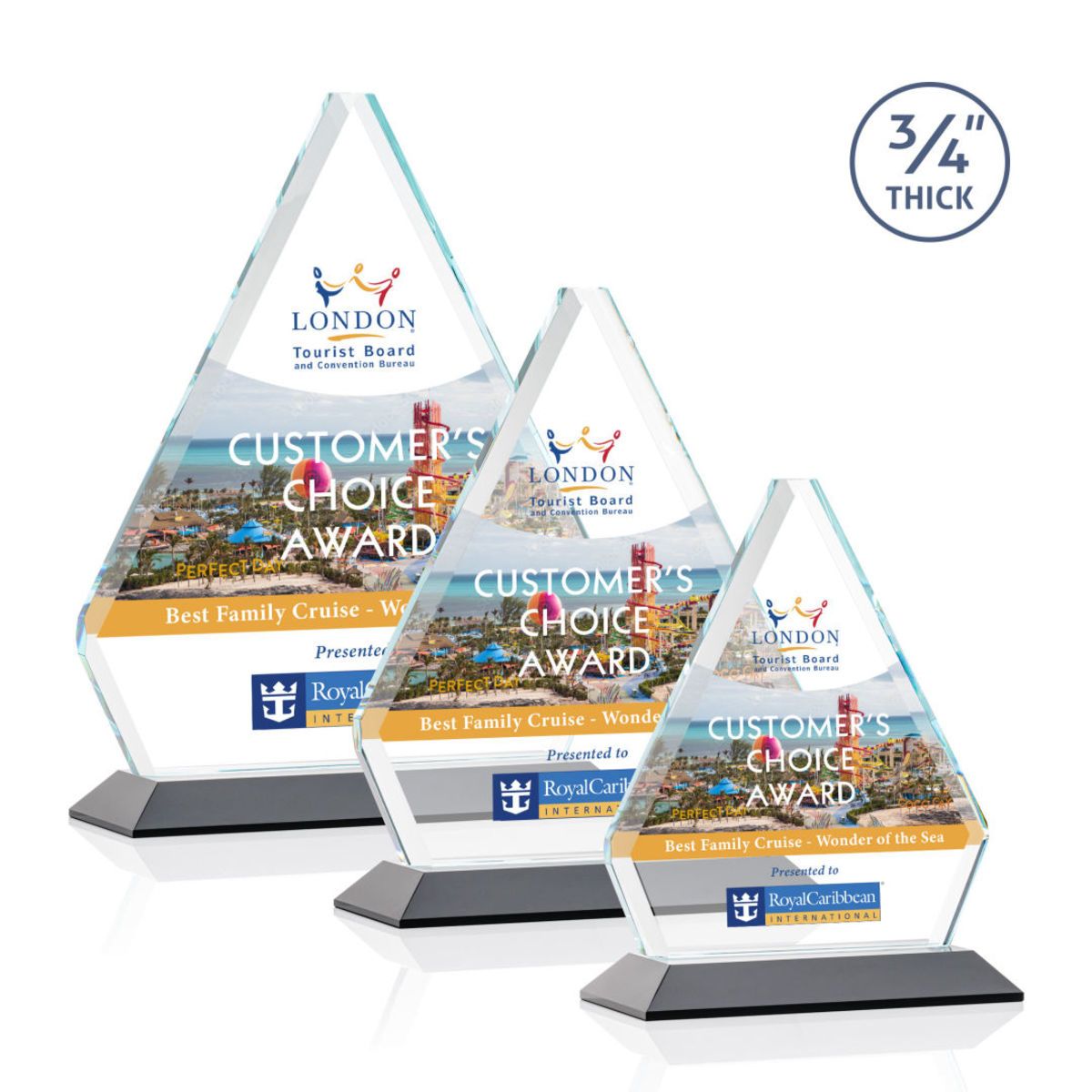 Fyreside VividPrint™ Award - Black