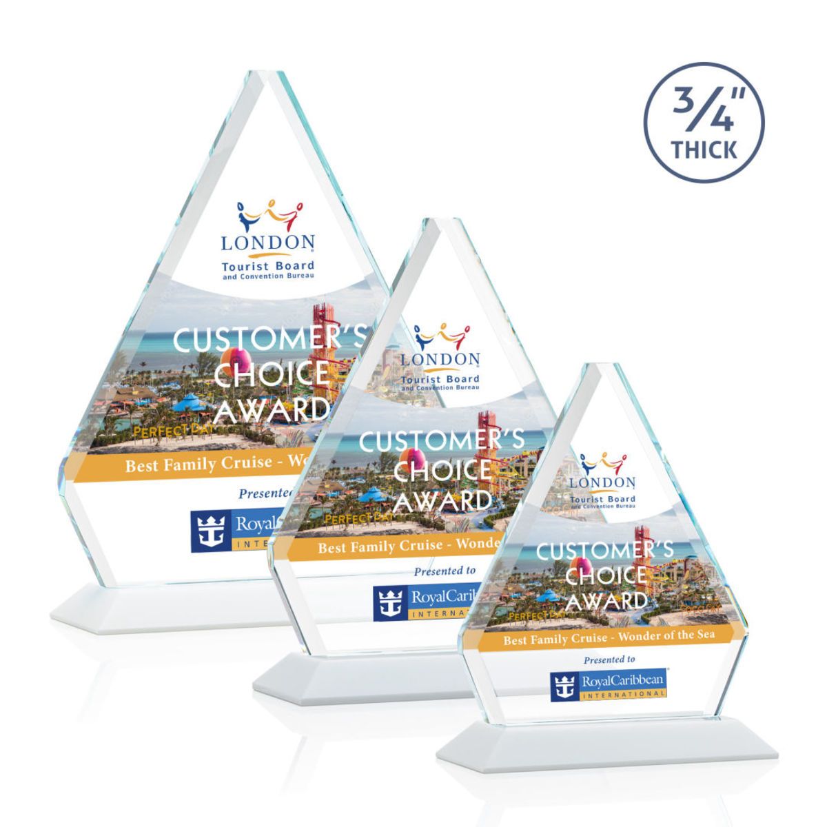 Fyreside VividPrint™ Award - White