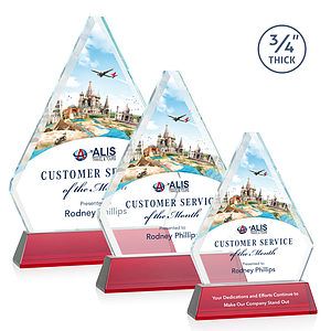 Fyreside VividPrint™ Award on Newhaven -  Red