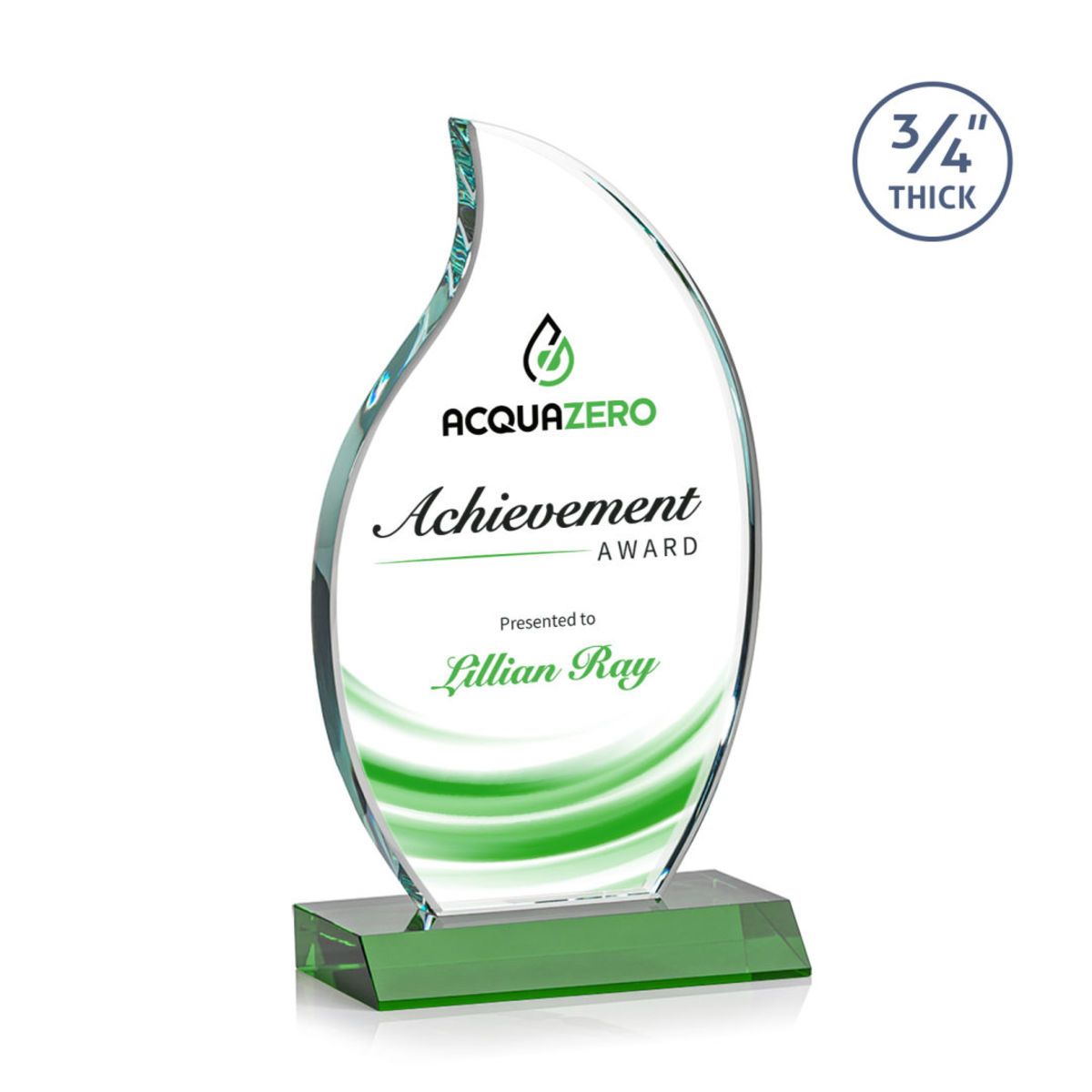 Croydon Flame VividPrint™ Award - Green