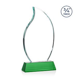 Croydon VividPrint™ Award on Newhaven Base - Green