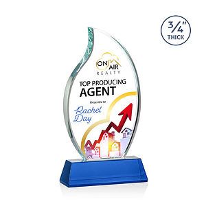 Croydon VividPrint™ Award on Newhaven Base - Blue