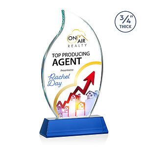 Croydon VividPrint™ Award on Newhaven Base - Blue