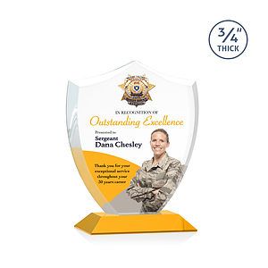 Scudo Shield VividPrint™ Award - Amber