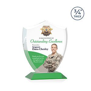 Scudo Shield VividPrint™ Award - Green