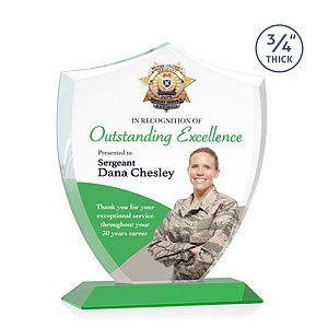 Scudo Shield VividPrint™ Award - Green
