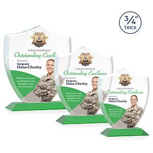 Scudo Shield VividPrint™ Award - Green