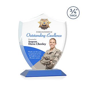 Scudo Shield VividPrint™ Award - Blue