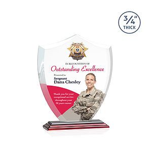 Scudo Shield VividPrint™ Award - Rosewood