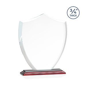 Scudo Shield VividPrint™ Award - Rosewood