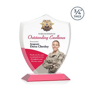 Scudo Shield VividPrint™ Award - Red