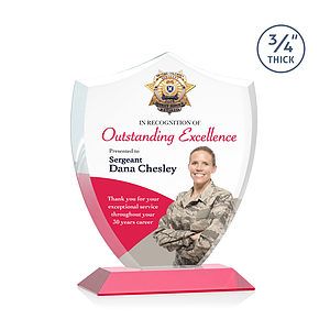 Scudo Shield VividPrint™ Award - Red