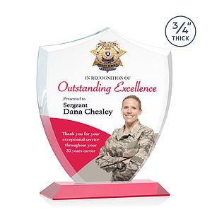 Scudo Shield VividPrint™ Award - Red