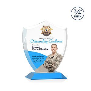 Scudo Shield VividPrint™ Award - Sky Blue
