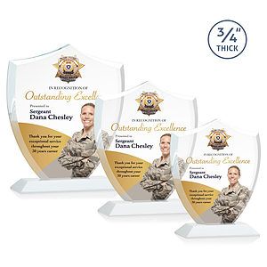 Scudo Shield VividPrint™ Award - White