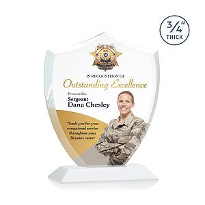 Scudo Shield VividPrint™ Award - White