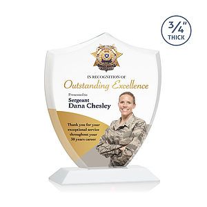 Scudo Shield VividPrint™ Award - White
