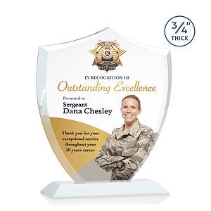 Scudo Shield VividPrint™ Award - White