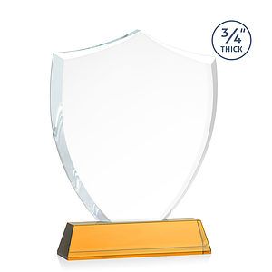 Scudo Shield VividPrint™ Award on Newhaven - Amber