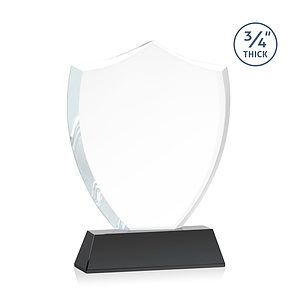 Scudo Shield VividPrint™ Award on Newhaven - Black