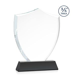 Scudo Shield VividPrint™ Award on Newhaven - Black