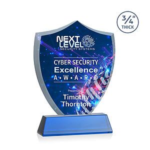 Scudo Shield VividPrint™ Award on Newhaven - Blue