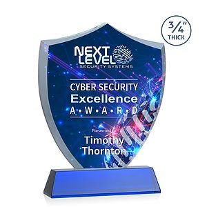 Scudo Shield VividPrint™ Award on Newhaven - Blue