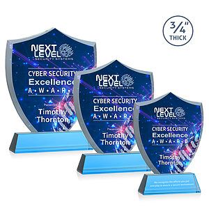 Scudo Shield VividPrint™ Award on Newhaven - Sky Blue