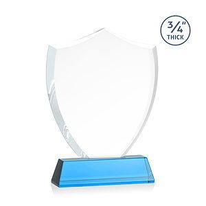 Scudo Shield VividPrint™ Award on Newhaven - Sky Blue