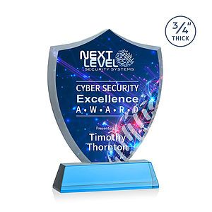 Scudo Shield VividPrint™ Award on Newhaven - Sky Blue