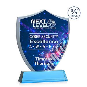 Scudo Shield VividPrint™ Award on Newhaven - Sky Blue