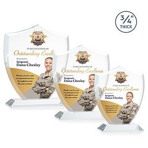 Scudo Shield VividPrint™ Award - Clear