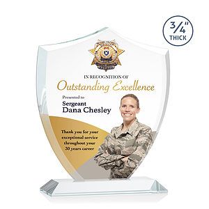 Scudo Shield VividPrint™ Award - Clear