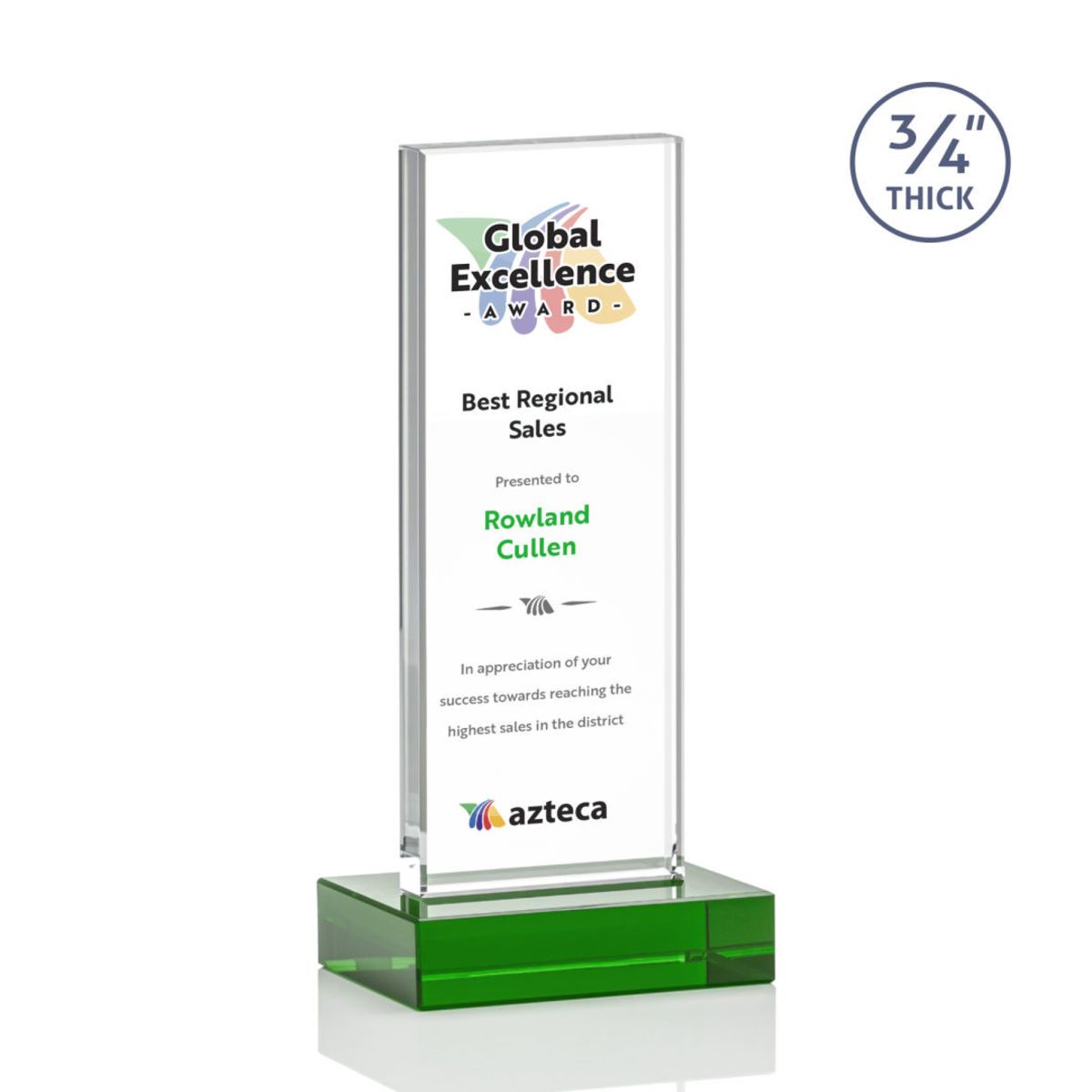 Holmes VividPrint™ Award - Green 