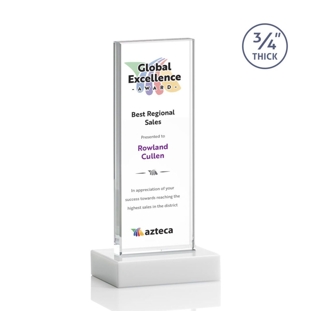 Holmes VividPrint™ Award - White