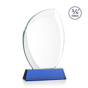 Wichita VividPrint™ Award on Newhaven Base - Blue