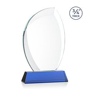 Wichita VividPrint™ Award on Newhaven Base - Blue