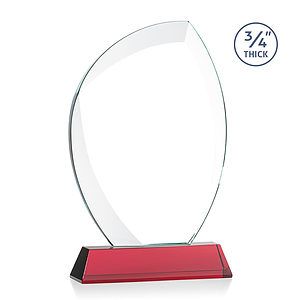 Wichita VividPrint™ Award on Newhaven Base - Red