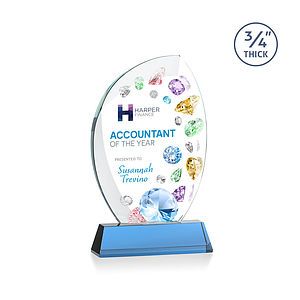  Wichita VividPrint™ Award on Newhaven Base - Sky Blue