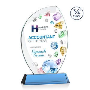  Wichita VividPrint™ Award on Newhaven Base - Sky Blue