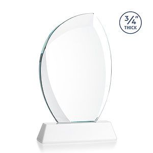 Wichita VividPrint™ Award on Newhaven Base - White