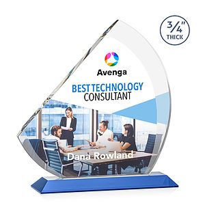 Nantucket VividPrint™ Award - Blue