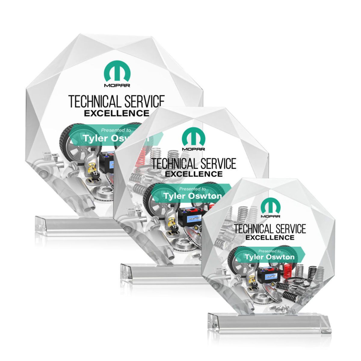 Kitchener  VividPrint™ Award - Clear 
