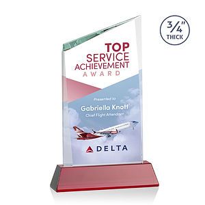 Scarsdale VividPrint™ Award on Newhaven - Red