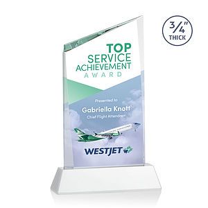 Scarsdale VividPrint™ Award on Newhaven - White