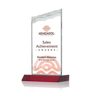 Oakwood VividPrint™ Award - Red