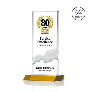 Poole VividPrint™ Award - Amber 